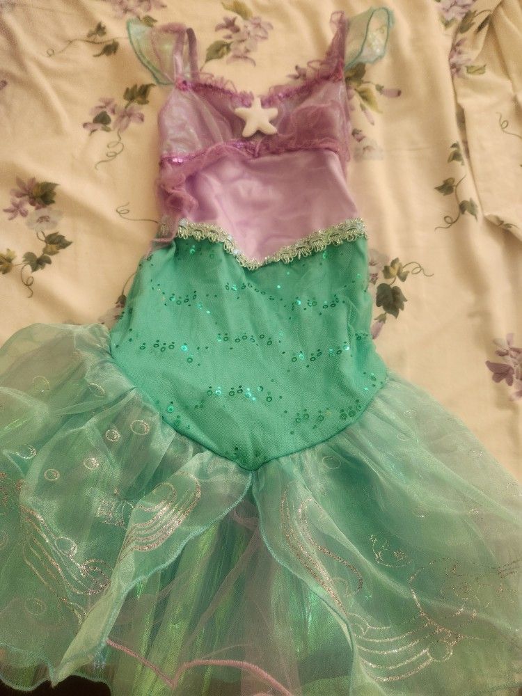 Mermaid Costume Size 3 Todlers