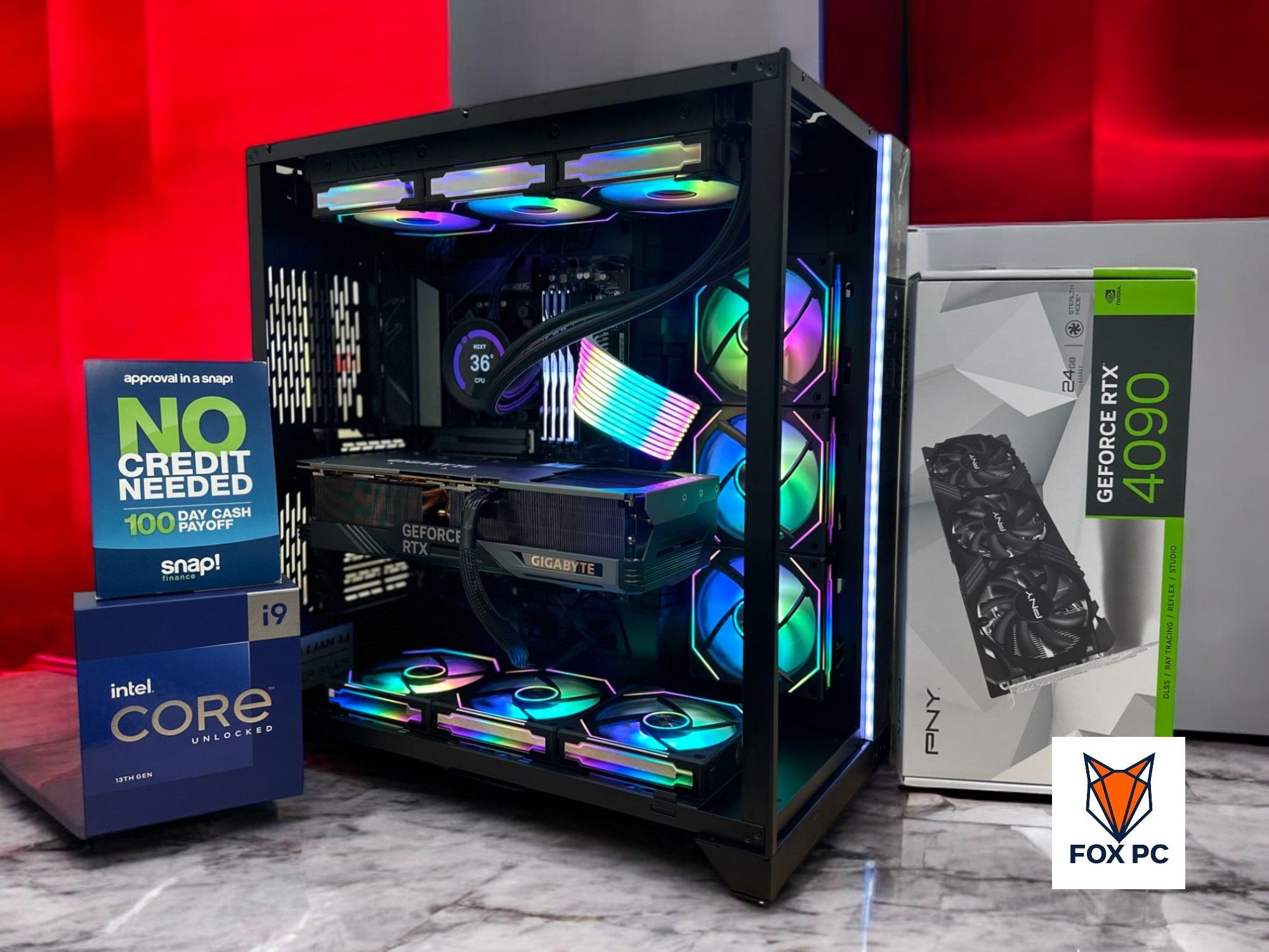 🦊 FOX 110 🦊 SUPER HIGH END GAMING AND WORKS FOX PC | DESKTOP | COMPUTER | RIG | INTEL I9-14900K|NVIDIA RTX 4090 | 64 GB DDR5 RAM | 2 TB SSD | WIN 11