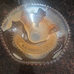 Carnival Glass Bowl Vintage