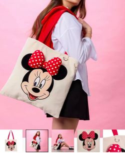 Minnie Mouse canvas tote