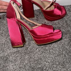 Hot pink heels