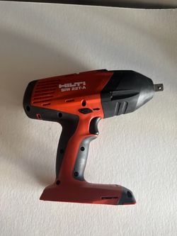FOR SALE – HILTI SIW 22T-A 1/2” CORDLESS IMPACT WRENCH 🔥 💲 $180 OBO  Selling a Hilti SIW 22T-A 1/2” Cordless Impact Wrench. Strong, reliable tool fo