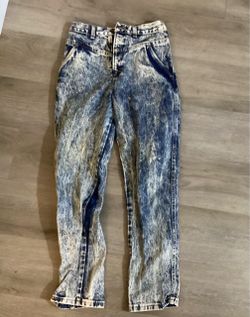 Palmetto Acid Wash High-Waist Denim Jeans