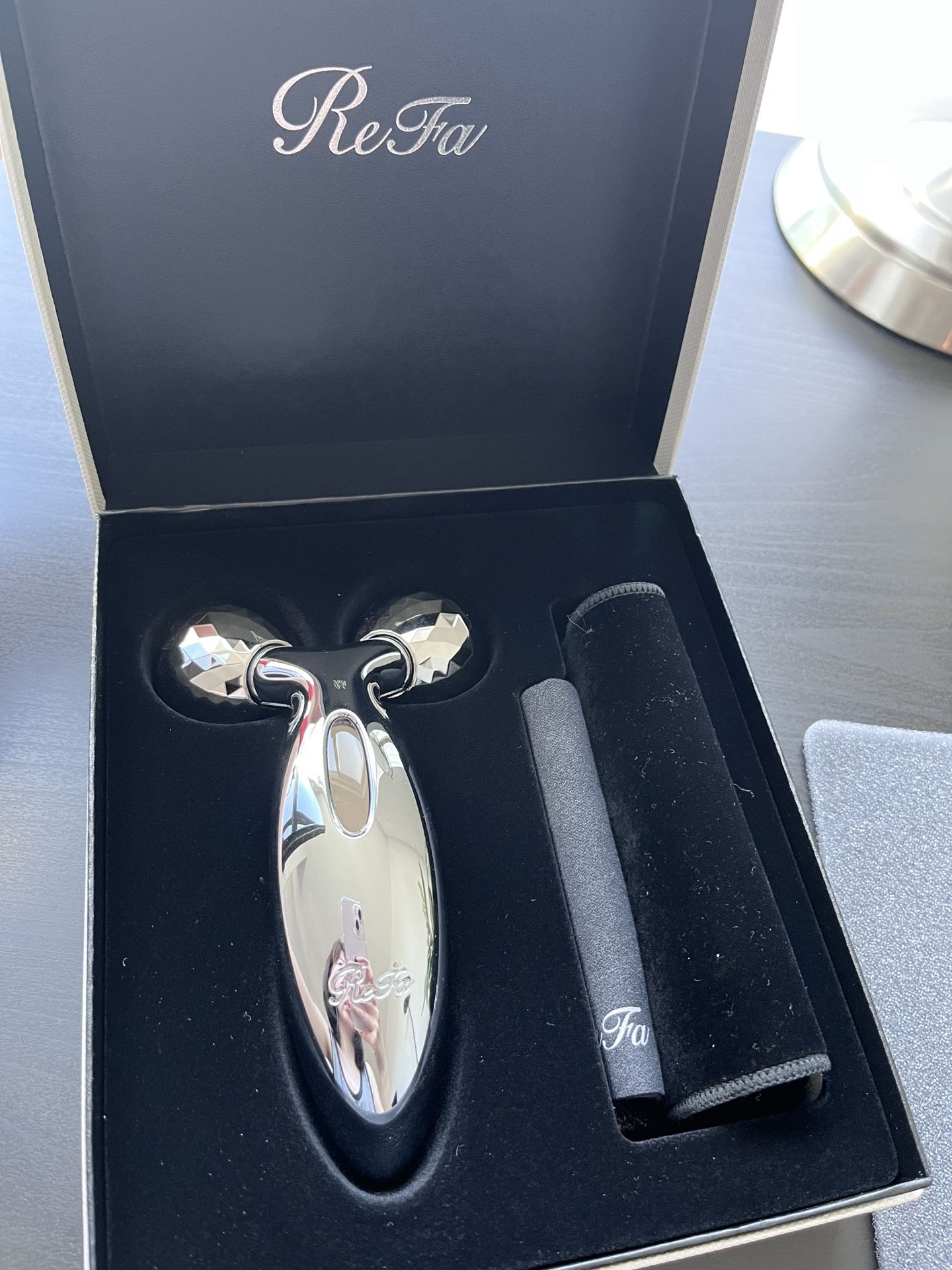ReFa CARAT FACE - Face Roller | Neck Roller | Reduces Appearance 