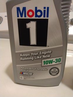 Mobil One Full Synthetic. 10w-30