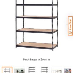 5 Shelve Metal Storage Rack