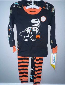 New Carters 4 Piece Dinosaur Boys Pajama Set Size 2T or 3T