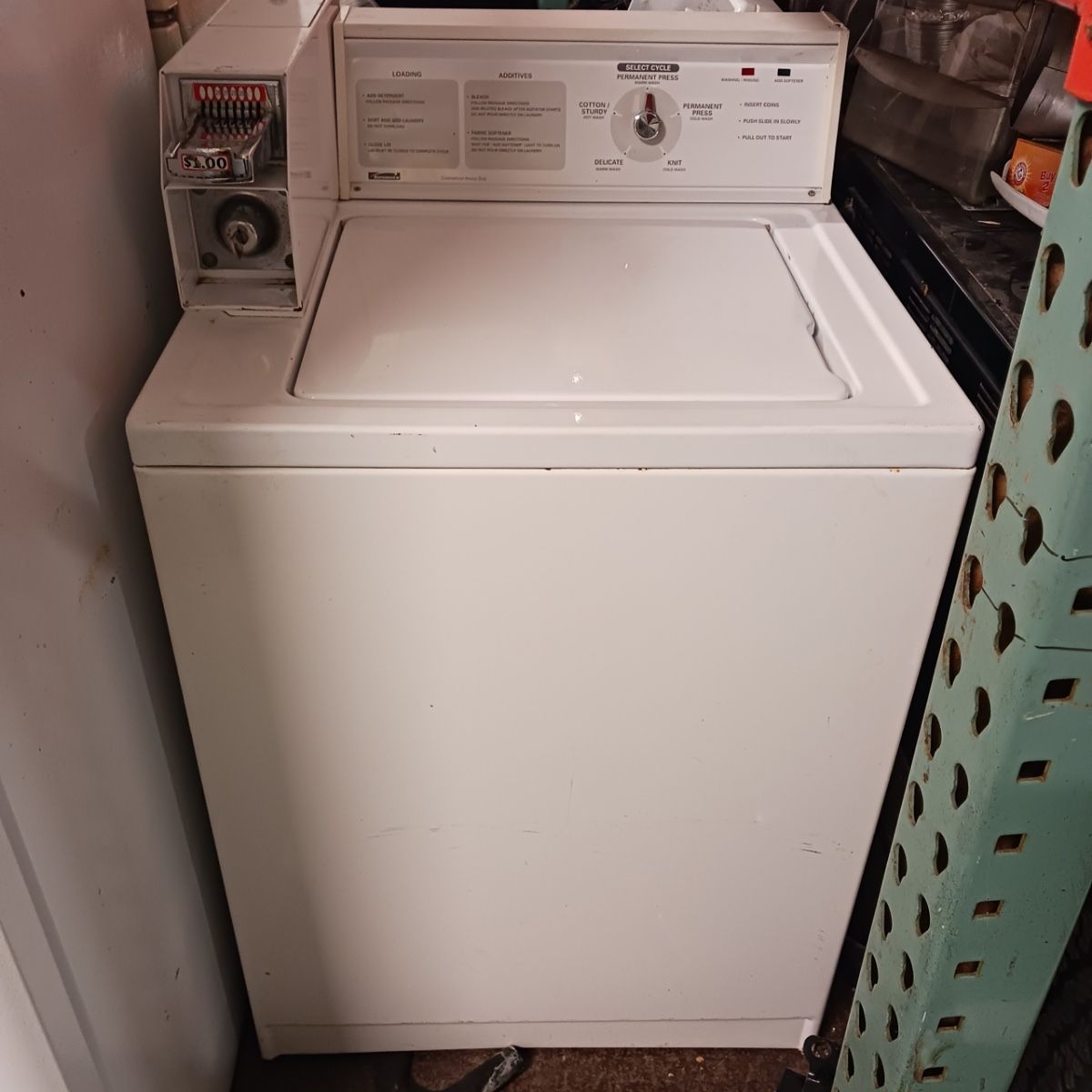 Coins Operated Washed