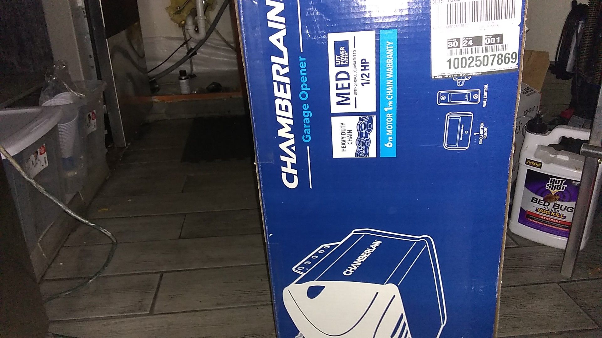 1 Chamberlain garage door opener