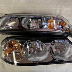 00-05 Chevrolet Impala Headlights Luces Focos Micas Faros Faroles Headlamps 