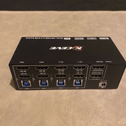 Style: 8K KVM Switch 4 Computers 3 Monitors