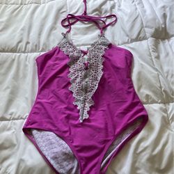 Pretty Purple Bathing Suit