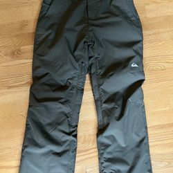 Boys Quicksilver Insulated Snow Pants Size M(12)
