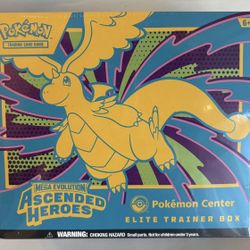 2x Mega Evolutions: Ascended Heroes Pokemon Center ETB Exclusive