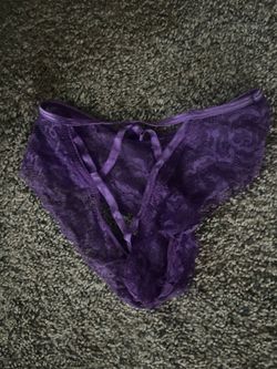 Purple panties lightly used ;)