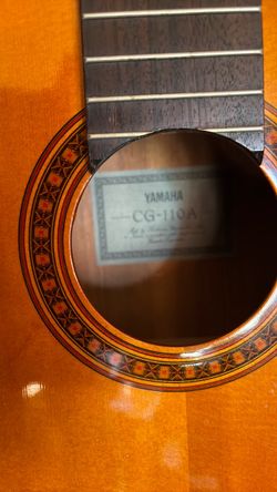 Vintage Yamaha CG-110A Classical Guitar  (one owner / musician and singer with the New York city Greek Chorale )