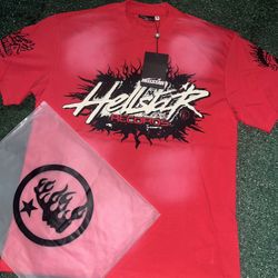 Red Hellstar T Shirt 
