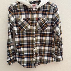 Boys Levi’s Hoodie Flannel Size XL