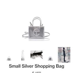 Silver Telfar Bag