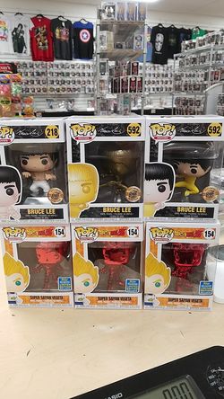 Bruce Lee funko pop exclusive comic con