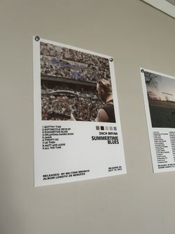 Zach Bryan Album Posters 