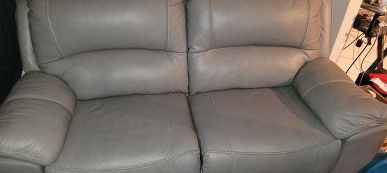 Sofa Set.grey Leather, Ashley Signature