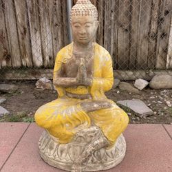 Meditating Buddha Garden Statue 