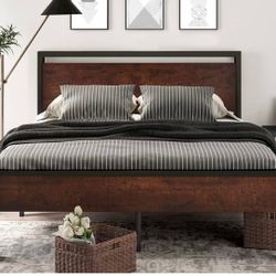 Queen-size bed frame