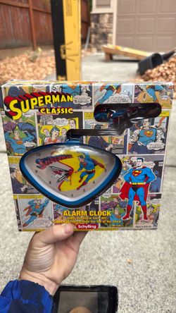 Vintage Superman Alarm Clock