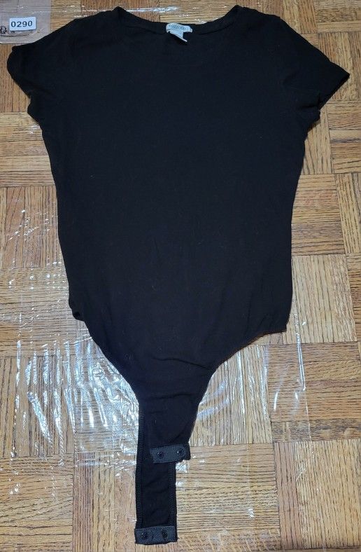 Bozzolo Black Bodysuit, size L (0290)