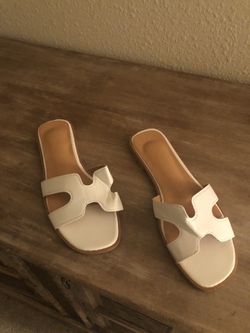White sandals size S