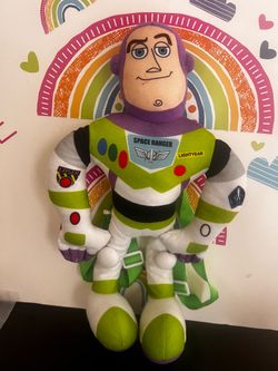 DISNEY TOY STORY BUZZ  LIGHTYEAR PLUSH CHARACTER BACKPACK - 16 INCH