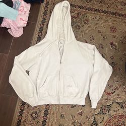 Hollister Oversize Fleece Zip Up Hoodie