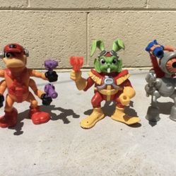 Bucky O Hare Set Of 3 Vintage Action Figures