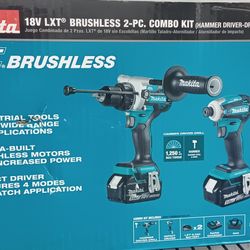 MAKITA 3 PIECE TOOL KIT 18V DRILL, IMPACT, JIGSAW