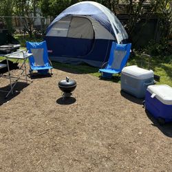  Camping Bundle – Tent, Chairs, Stove, Coolers & More – Ready to Go!