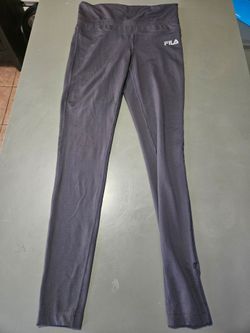 Grey fila exercise pants