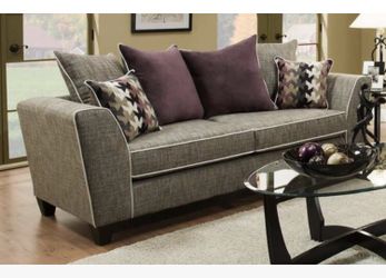 Nice new couch! Sofa couch and Loveseat set sectional deals here