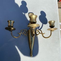 Wall Brass Candle Holder 