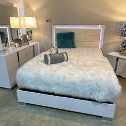 New 4pc Bedroom Set In Box 📦 Buy Now Pay Later $39 Down No Credit Needed Free Mattress