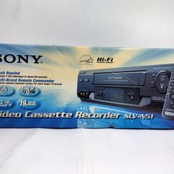  Sony SLV-N51 4-Head Hi-Fi Stereo VCR NEW OPEN BOX 