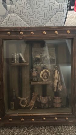 Vintage Western Shadow Box Decor