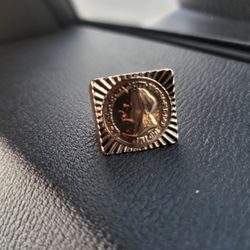 Vintage Coin Ring Nickel