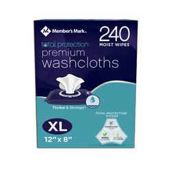 Member's Mark Adult Washcloths, 240 ct