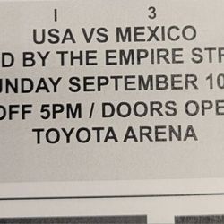 USA VS MEXICO SOCCER GAME  9/10/23