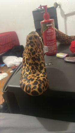 Cheetah print heels