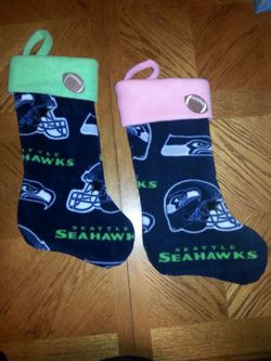 Seahawks Christmas stockings