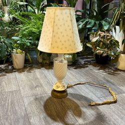 Vintage French Flower Motif Lamp 