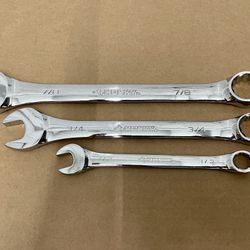 3 Husky Wrenches 7/8, 3/4, 1/2