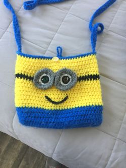 Hand Knitted Scarf and Purse